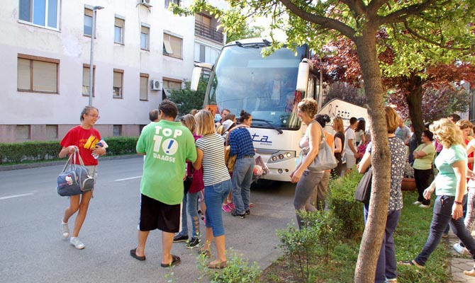 Megérkeztek a diákok Baošićból képek
